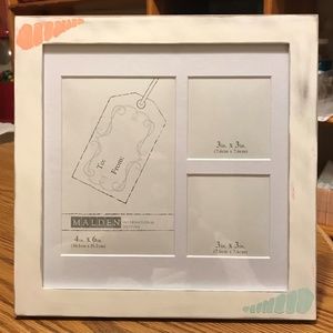 Coastal Shabby Hand Painted Shells Picture Frame